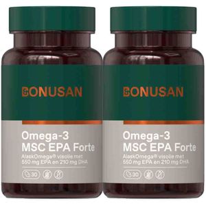 Bonusan - Omega 3 MSC EPA Forte - Softgels - 2x 30 stuks