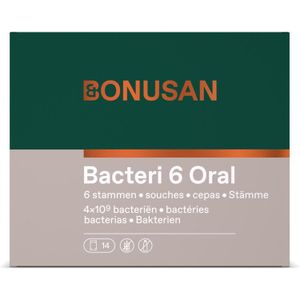 Bonusan - Bacteri 6 Oral - Probiotica - 14 Sachets
