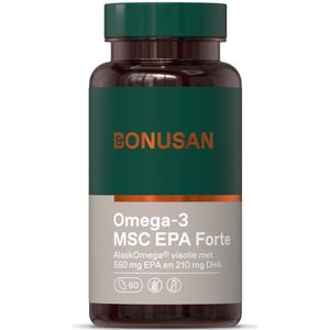 Bonusan - Omega 3 MSC EPA Forte - Softgels - 2x 60 stuks