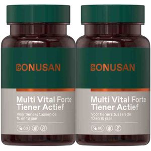 Bonusan - Multi Vital Forte Tiener Actief - 60 Vegacapsules