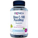 Orthica - Dino C PureWay - Kauwtabletten - 90 Stuks - Frambozensmaak