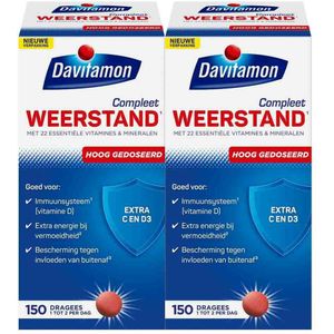 Davitamon - Compleet Weerstand Hoog Gedoseerd - 150 Stuks - Multi-vitamine