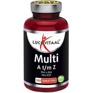 Lucovitaal - Multi A-Z - 180 Tabletten - Vegan - Met Co-enzym Q10