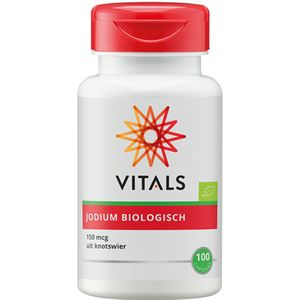 Vitals - Jodium - 100 Capsules - Biologisch - 150 mcg per Capsule