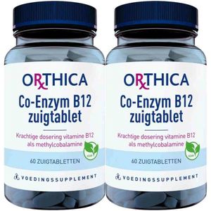 Orthica - Co-Enzym B12 - Voordeelverpakking - 2 x 60 zuigtabletten