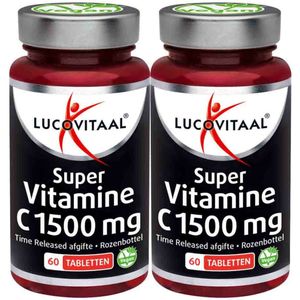 Lucovitaal - Super Vitamine C1500 - Voordeelverpakking - 2 x 60 Tabletten