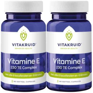 Vitakruid - Vitamine E 230 TE Complex - 60 Capsules - Antioxidant - Celbeschermend