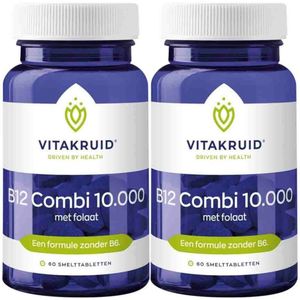 Vitakruid - B12 Combi 10.000 - 60 Tabletten - Met Folaat
