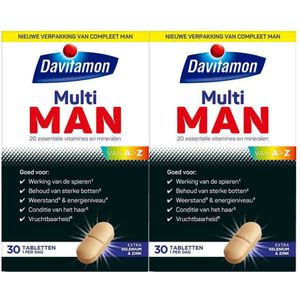 Davitamon - Multi Man - Multivitaminen - 30 Tabletten
