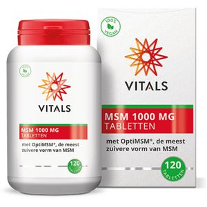 Vitals - Msm 1000mg - Voedingssupplement - 120 Tabletten