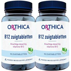 Orthica B12 - Voordeelverpakking - 2 x 90 Zuigtabletten