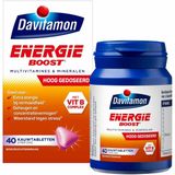 Davitamon Energie Boost - Bosvruchten - 40 Kauwtabletten - Vitamine B-complex en C