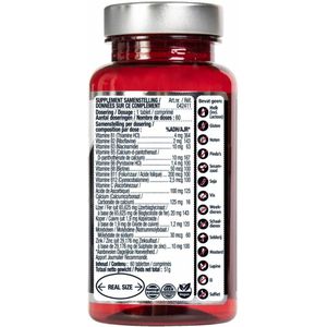 Lucovitaal - Sterk IJzer Complex - 60 Tabletten - Voor Extra Energie en Ondersteuning