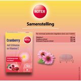 Roter - Cranberry - Vitamine C en Echinacea - 30 Tabletten