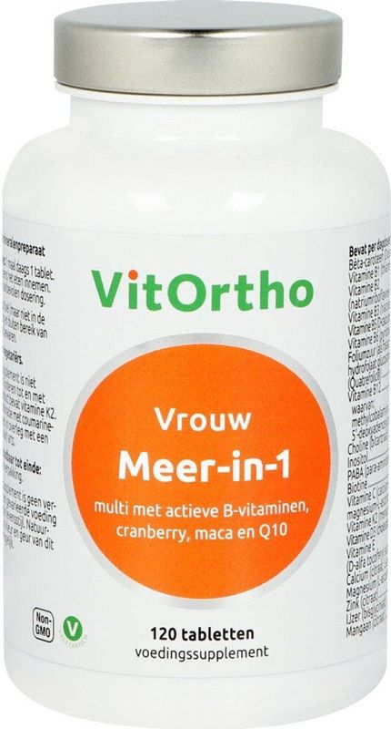 Vitortho - Meer In 1 Vrouw - 2 x 120 Tabletten - Voordeelverpakking
