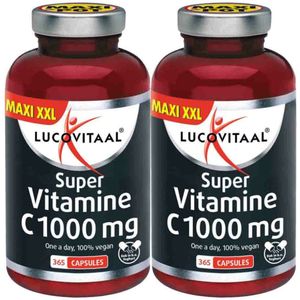 Lucovitaal - Vitamine C1000 - Capsules - 365 stuks - Vegan