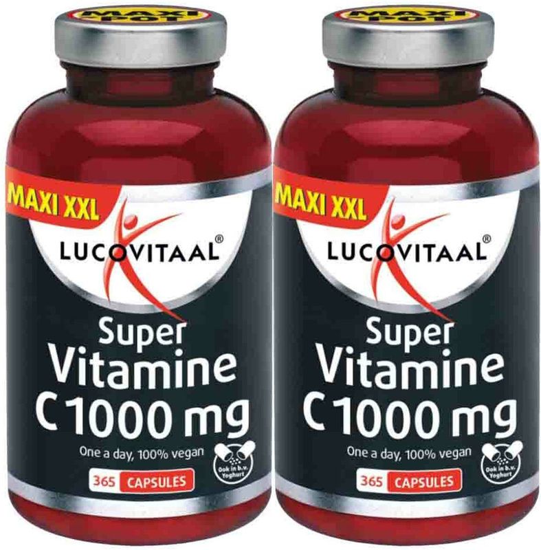 Lucovitaal - Vitamine C1000 - Capsules - 365 stuks - Vegan