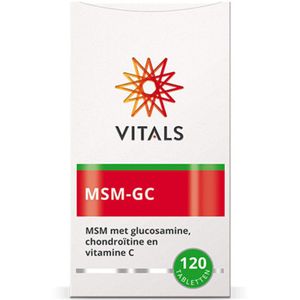 Vitals - MSM-GC - Tabletten - 2x 120 stuks - Met Glucosamine en Chondroïtine