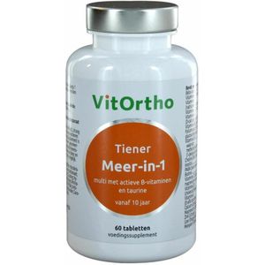 Vitortho - Meer In 1 Tiener - Multivitamine - 60 Tabletten