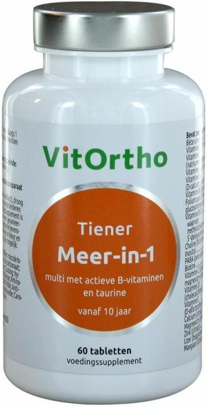 Vitortho - Meer In 1 Tiener - Multivitamine - 60 Tabletten