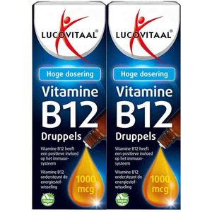 Lucovitaal - Vitamine B12 - Druppels - 1000 mcg - 50 ml - Hoge Dosering