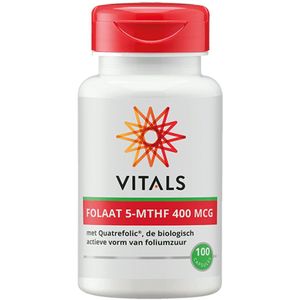 Vitals - Folaat 5-mthf - 400 mg - 100 Capsules