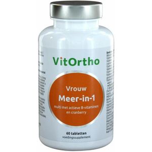 Vitortho - Meer In 1 Vrouw - Multivitamine - 60 Tabletten