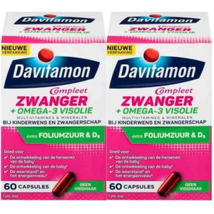 Davitamon - Compleet Mama - Omega-3 Visolie - 60 Capsules