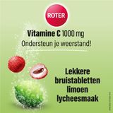 Roter - Vitamine C 1000 mg - Bruistabletten - Lime-Lychee - 2 x 15 stuks - Voordeelverpakking