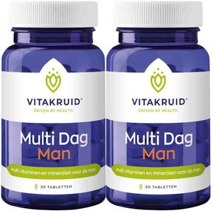 Vitakruid - Multi Dag Man - Multivitaminen - 30 Tabletten