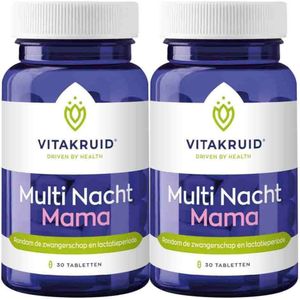 Vitakruid - Multi Nacht Mama - 30 Tabletten - Voor Moeder en Kind
