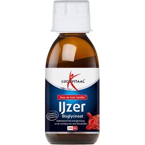 Lucovitaal - IJzer Bisglycinaat - 200 ml - Alcoholvrije Siroop