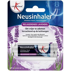 Lucovitaal - Neusinhaler - Relaxerende Lavendel - 1 gr - Vrijer Ademen