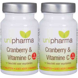 Unipharma - Cranberry & Vitamine C - 90 Tabletten