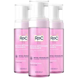 RoC - Energising Cleansing Mousse - 150 ml - Gezichtscleansers