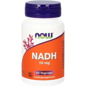 NOW - NADH 10mg - Voedingssupplement - 60 Capsules - Met D-Ribose en Berberine