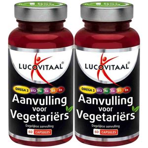 Lucovitaal - Vega Aanvulling - 2 x 60 Capsules - Voordeelverpakking