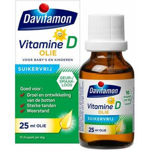Davitamon - Vitamine D Olie - 25 ml - Voor Baby's en Kinderen in de Groei