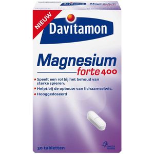 Davitamon - Magnesium 400 mg - Voedingssupplement - 30 Tabletten