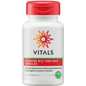 Vitals - B12 - Voedingssupplement - 1000 Mcg - 100 Capsules