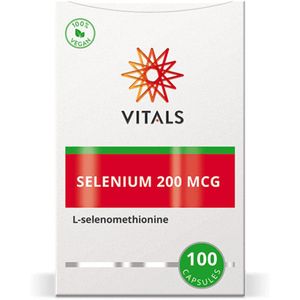 Vitals - Selenium - 200 mcg - 100 Capsules - Goed Opneembare Organische Mineraalverbinding