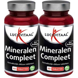 Lucovitaal - Mineralen Compleet - 60 Capsules - Bevat 15 Verschillende Mineralen