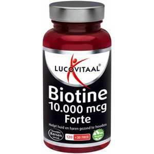 Lucovitaal - Biotine 10.000 mcg Forte - 150 Zuigtabletten - Kersensmaak