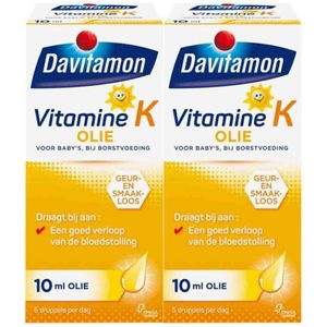 Davitamon - Vitamine K Olie - 10 ml - Voor Baby's - Bloedstolling