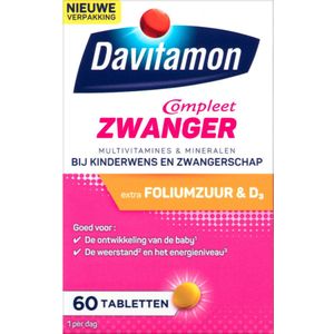 Davitamon Compleet Zwanger - Multivitamines - 60 Tabletten