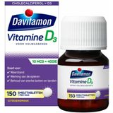 Davitamon - Vitamine D - 10 MCG - 150 Smelttabletten - Citroensmaak