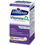 Davitamon - Vitamine D - 10 MCG - 150 Smelttabletten - Citroensmaak