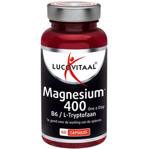 Lucovitaal - Magnesium 400 - L-Tryptofaan - 60 Capsules