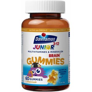 Davitamon - Junior Brain - Multivitaminen - Citrus - 60 Gummies