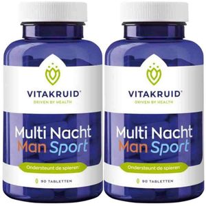 Vitakruid - Man Sport Multi Nacht - 90 Tabletten